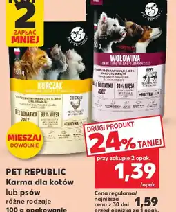 Kaufland Pet Republic Karma dla kotów lub psów oferta