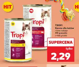Kaufland Karma dla kotów Tropi oferta