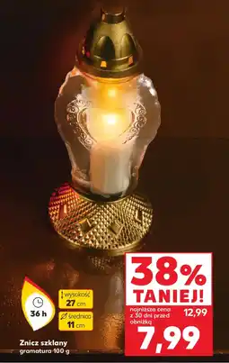 Kaufland Znicz szklany oferta