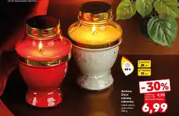 Kaufland Amfora Znicz szklany zalewany oferta