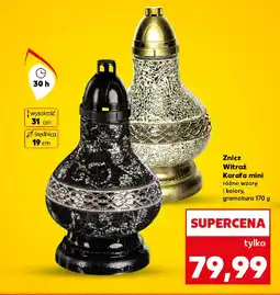 Kaufland Znicz Witraż Karafa mini oferta