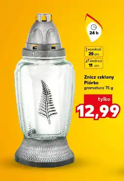 Kaufland Znicz szklany Piórko oferta