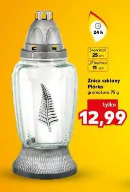Kaufland Znicz szklany Piórko oferta