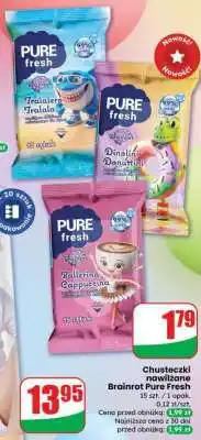 Dino Chusteczki nawilżane Brainrot Pure Fresh oferta