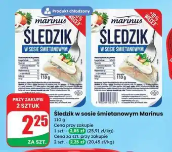 Dino Śledzik w sosie śmietanowym Marinus oferta