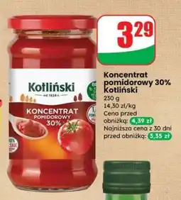 Dino Koncentrat pomidorowy 30% Kotliński oferta