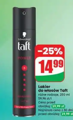 Dino Lakier do włosów TAFT oferta