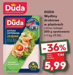 Kaufland DUDA Wędliny drobiowe w plastrach oferta