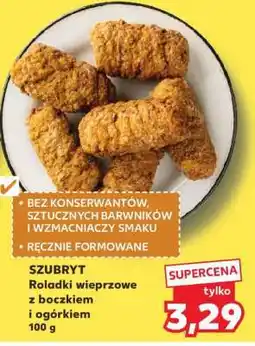 Kaufland SZUBRYT Roladki wieprzowe z boczkiem i ogórkiem 100 g oferta
