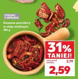 Kaufland Suszone pomidory w oleju ziołowym 100 g oferta
