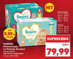 Kaufland PAMPERS Pieluchomajtki lub Pieluchy dla dzieci oferta