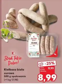 Kaufland Kiełbasa biała surowa oferta