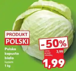 Kaufland Polska kapusta biała luzem 1 kg oferta