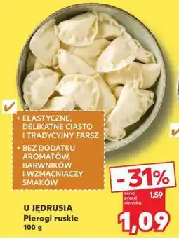 Kaufland U JĘDRUSIA Pierogi ruskie oferta