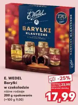 Kaufland E. WEDEL Baryłki w czekoladzie oferta