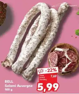 Kaufland BELL Salami Auvergne 100 g oferta