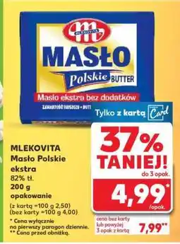 Kaufland MLEKOVITA Masło polskie ekstra oferta