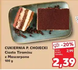 Kaufland Ciasto Tiramisu z mascarpone 100 g oferta