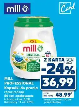 Kaufland MILL PROFESSIONAL Kapsułki do prania różne rodzaje oferta