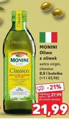 Kaufland MONINI Oliwa z oliwek extra virgin, classico 0,5 l butelka oferta