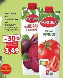 Kaufland FORTUNA Sok pomidorowy lub warzywny oferta