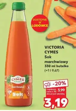 Kaufland VICTORIA CYMES Sok marchwiowy 330 ml butelka oferta