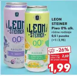 Kaufland LEON STEINER Piwo 0% alk oferta