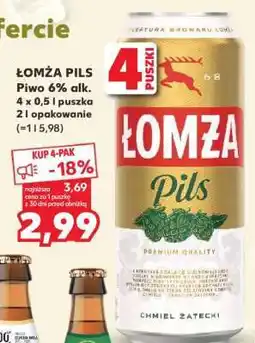 Kaufland Łomża Pils oferta