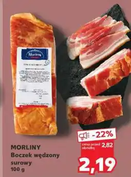 Kaufland MORLINY Boczek wędzony surowy 100 g oferta