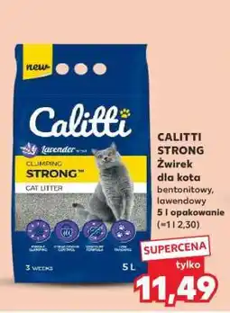 Kaufland CALITTI STRONG Żwirek dla kota oferta