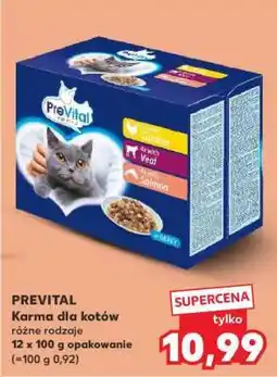 Kaufland PREVITAL Karma dla kotów oferta