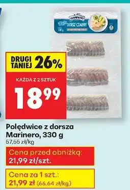 Biedronka Polędwice z dorsza Marinero, 330 g oferta
