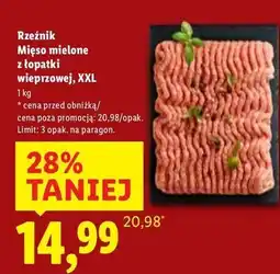 Lidl Mięso mielone z łopatki wieprzowej Rzeźnik Codzienna Dostawa oferta