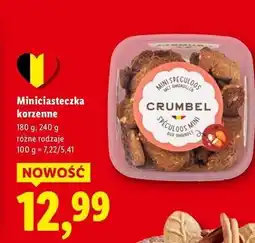 Lidl Ciastka korzenne mini Crumbel oferta