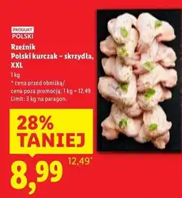 Lidl Skrzydełka z kurczaka Rzeźnik Codzienna Dostawa oferta