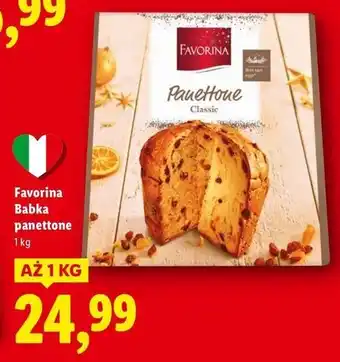 Lidl Babka panettone Favorina oferta