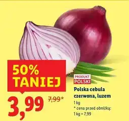 Lidl Cebula czerwona polska oferta