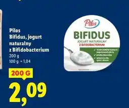 Lidl Jogurt naturalny bifidus Pilos oferta