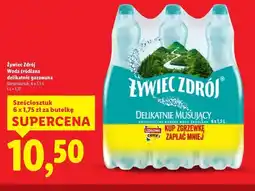 Lidl Woda delikatnie musująca Żywiec Zdrój oferta