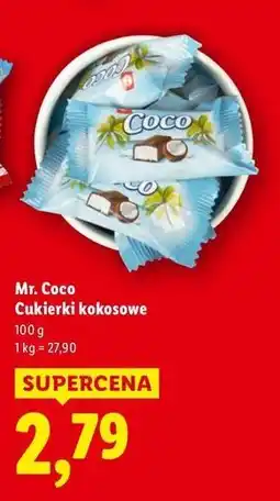 Lidl Cukierki mr. coco Jutrzenka Dobre Miasto oferta
