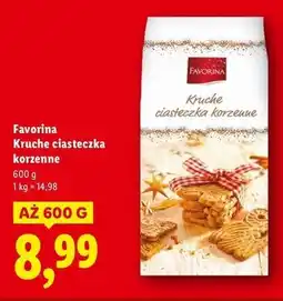 Lidl Ciastka kruche Favorina oferta