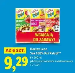 Lidl Soki owocowe mix Hortex Leon oferta
