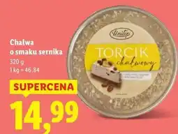 Lidl Torcik chałwowy Unitop oferta