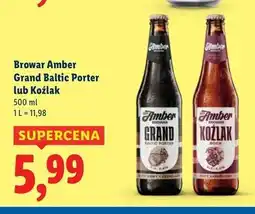 Lidl Piwo Amber Grand oferta