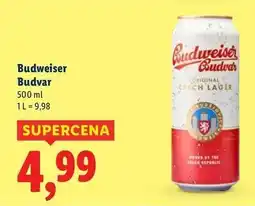 Lidl Piwo Budweiser oferta