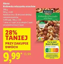 Lidl Mieszanka orzechów królewska Alesto oferta