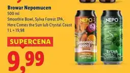 Lidl Piwo crystal coast Nepomucen oferta