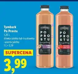 Lidl Napój truskawka-aronia-jabłko Tymbark Po Prostu oferta