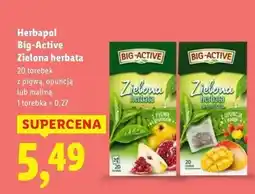 Lidl Herbata z opuncją i mango Big-Active Zielona oferta