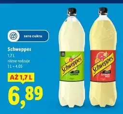 Lidl Napój citrus mix zero Schweppes oferta